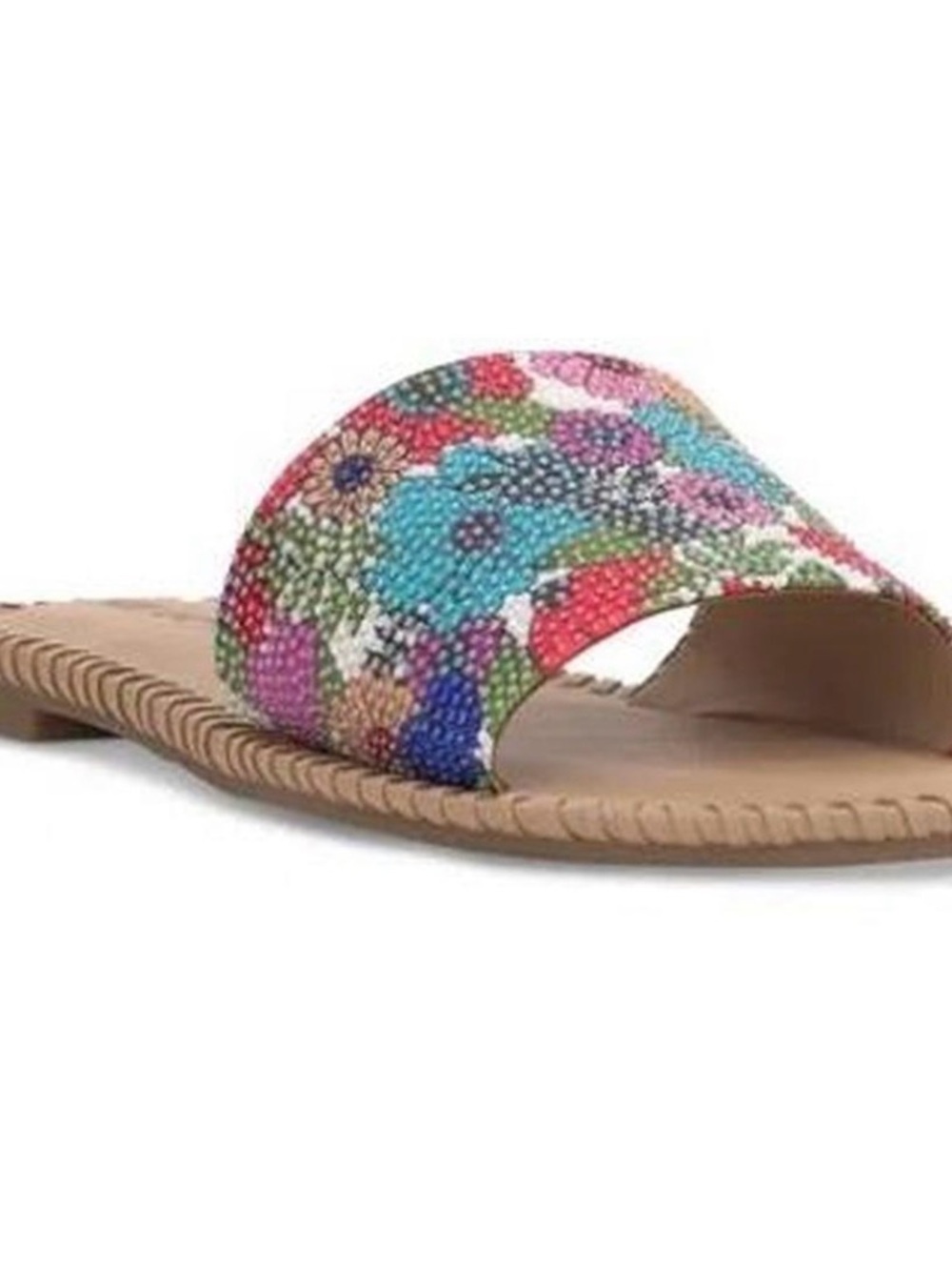 NWB ON•34TH Women’s Floral Slide Sandal - Multicolor size 7.5